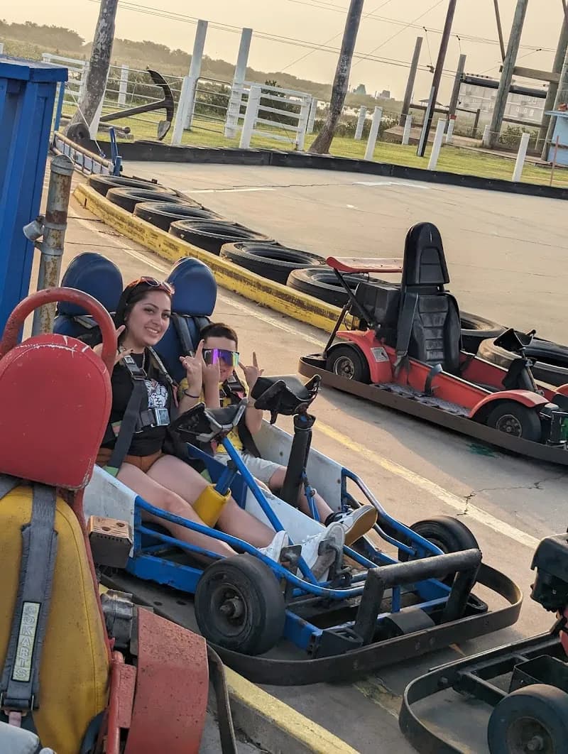 View of Island Fun Park in South Padre Island, TX