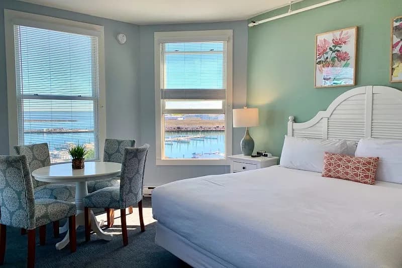 View of Island House Hotel in Mackinac Island, MI