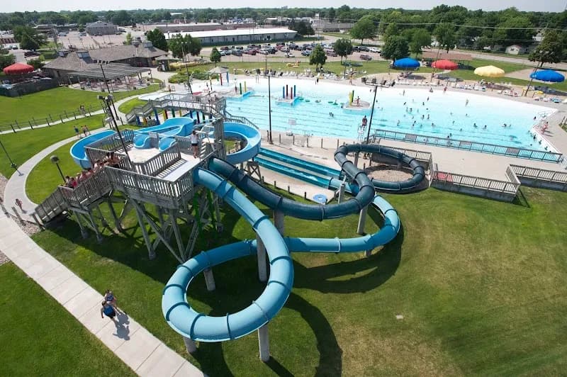 View of Island Oasis Water Park in Omaha, NE
