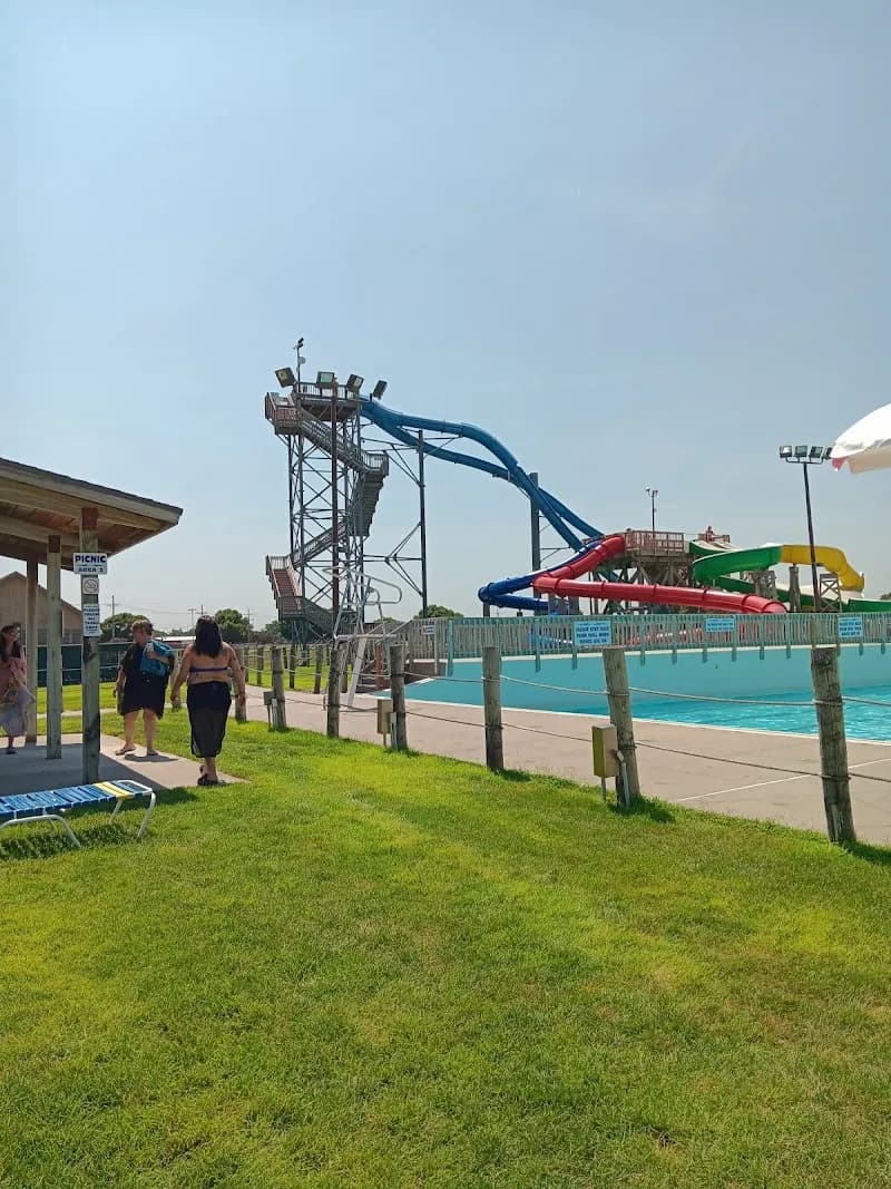 View of Island Oasis Water Park in Omaha, NE