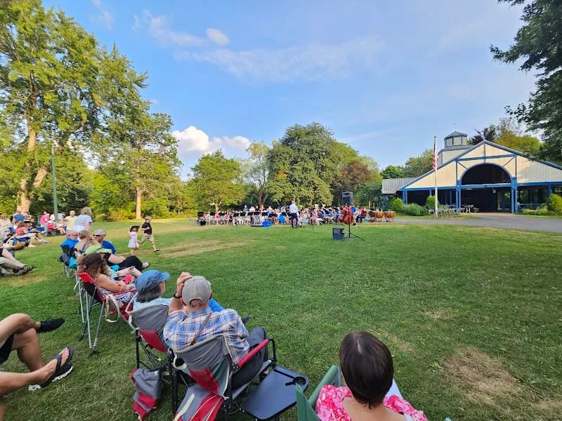 View of Island Park in Williamsville, NY