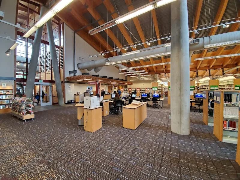 View of Issaquah Library in Issaquah, WA