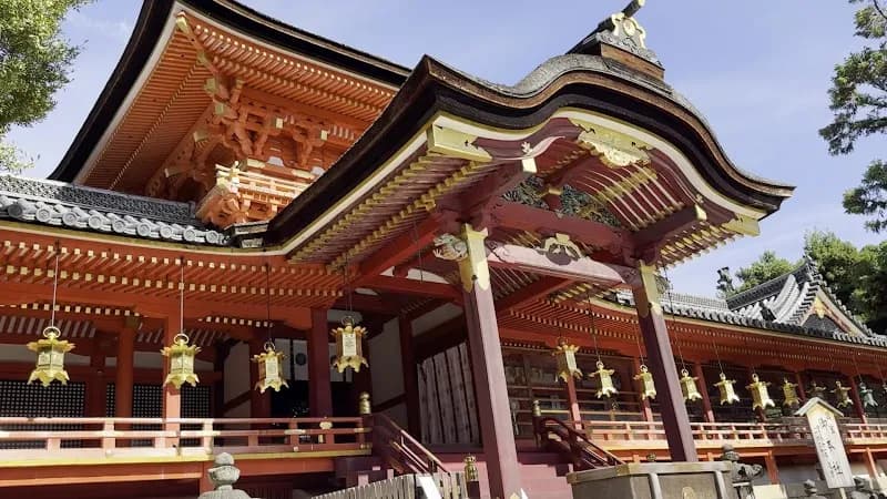 View of Iwashimizu Hachiman-gu Shrine in Yawata, KYO