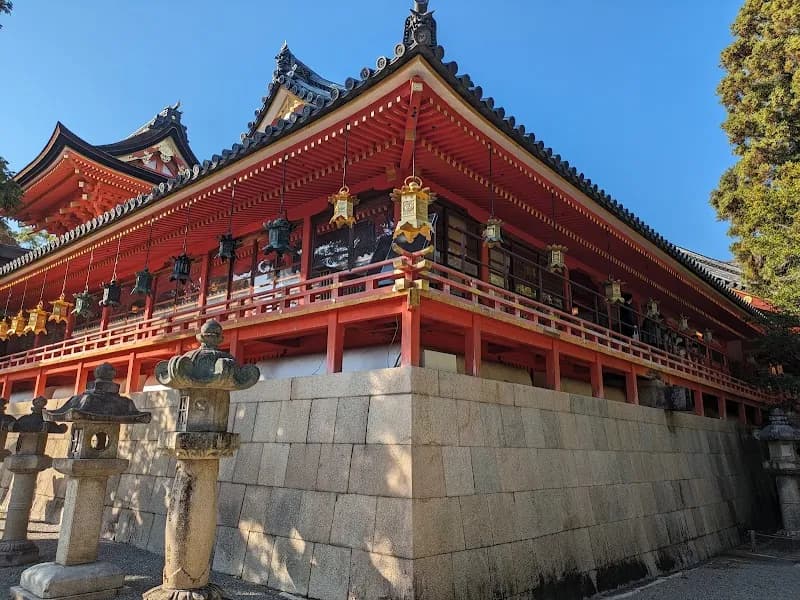 View of Iwashimizu Hachiman-gu Shrine in Yawata, KYO