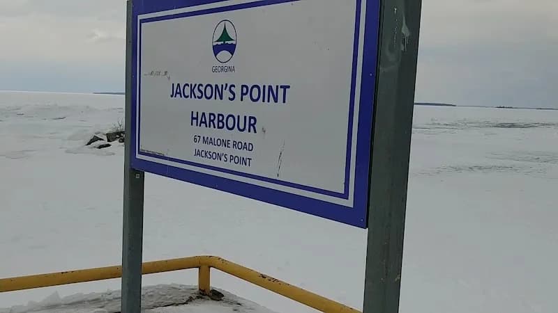 View of Jackson's Point Harbour. in Georgina, ON