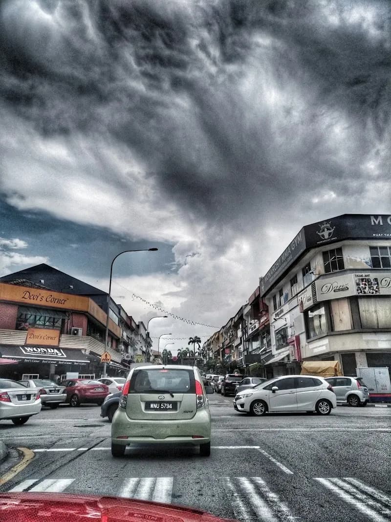 View of Jalan Telawi in Bangsar, KL
