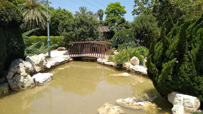 View of Japanese Garden in Holon, TA