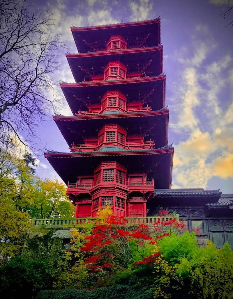 Japanese Tower tourist attraction in Laeken, BRU