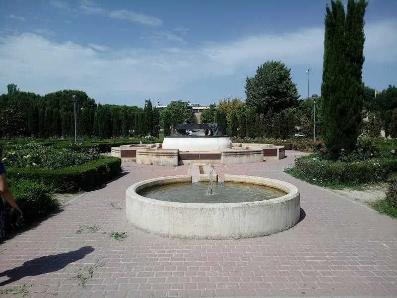 View of Jardín de la Vega Park in Alcobendas, Madrid
