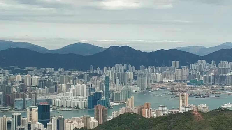 View of Jardine's Lookout in Causeway Bay, HK