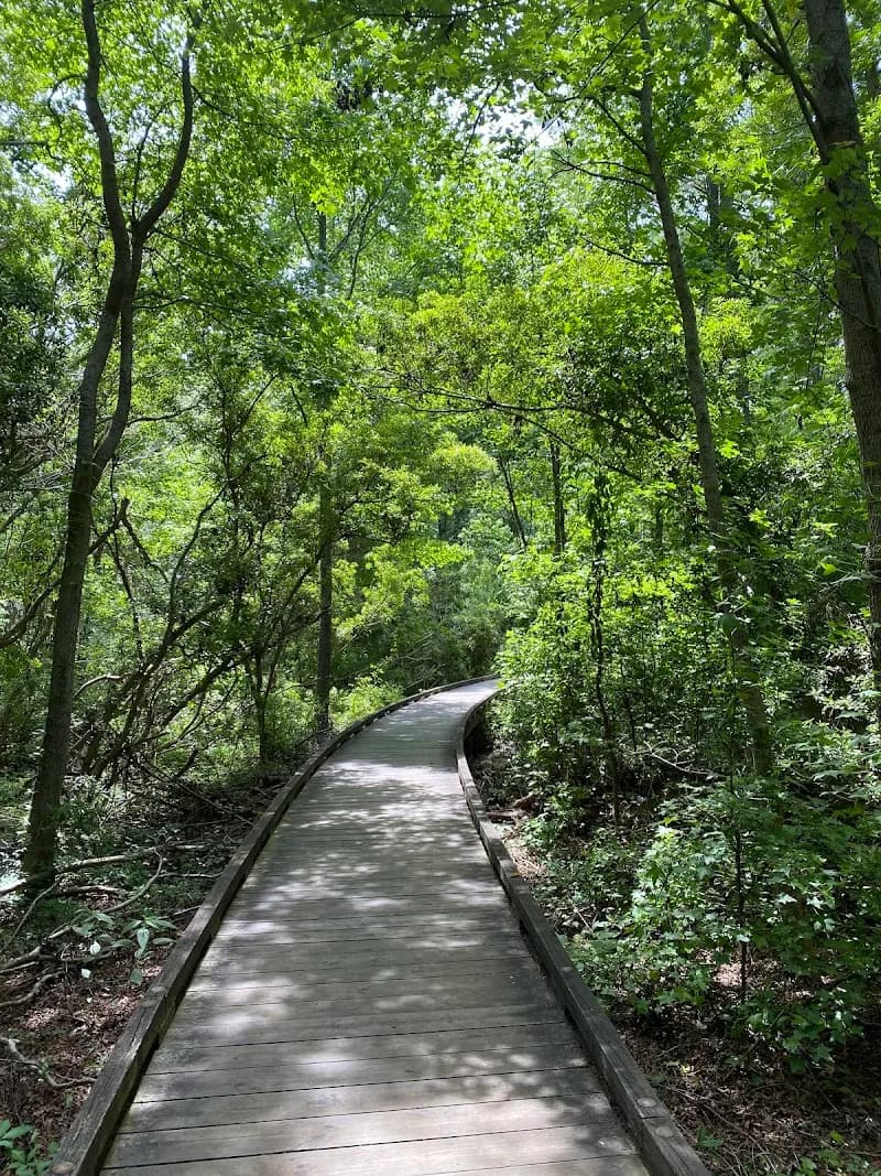 View of Jarvis Creek Fitness Trail in Hilton Head, SC