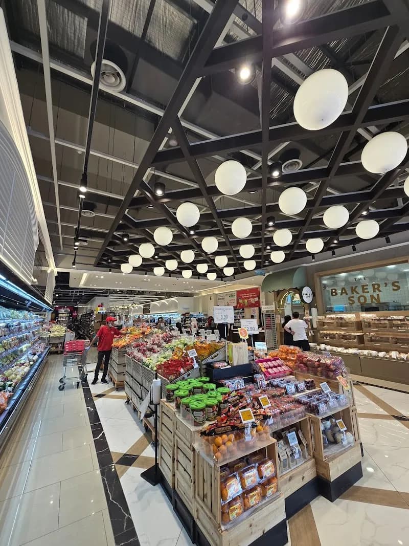View of Jaya Hypermarket Food Court in Perai, Penang