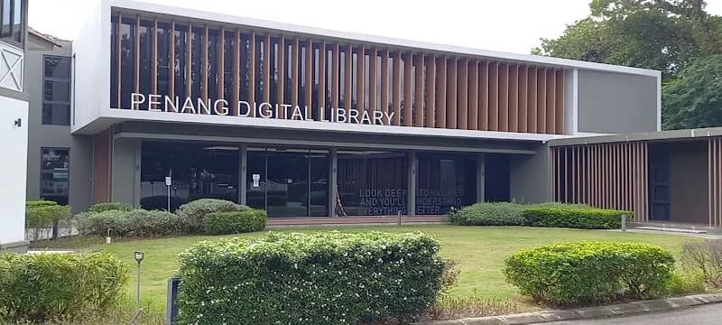 View of Jelutong Public Library Children's Section in Jelutong, Penang