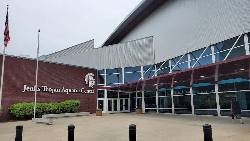 View of Jenks Trojan Aquatic Center in Bixby, OK