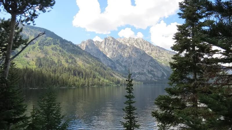 View of Jenny Lake Trailhead in Jackson, WY
