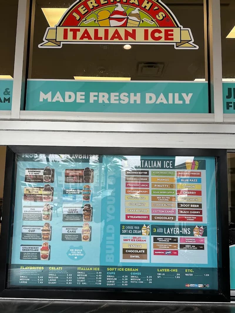 View of Jeremiah's Italian Ice in Ocoee, FL