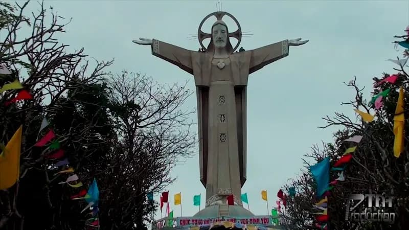 View of Jesus Christ Statue in Vung Tau, HCMC