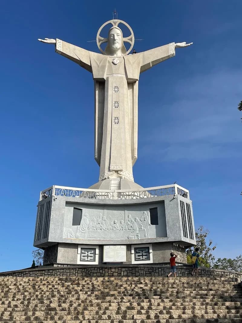 View of Jesus Christ Statue in Vung Tau, HCMC