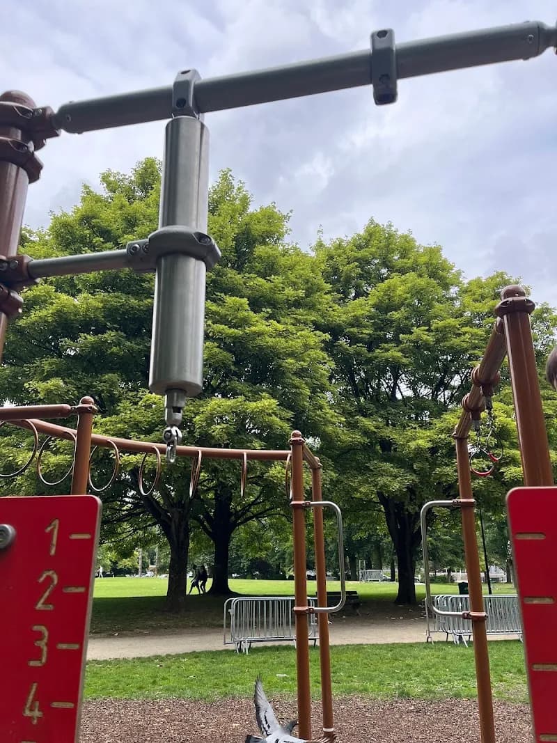 View of Jeugdpark in Jette, BRU