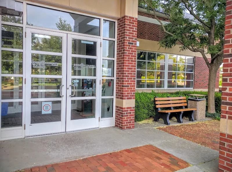 View of Johnson County Library - Leawood Pioneer in Leawood, KS