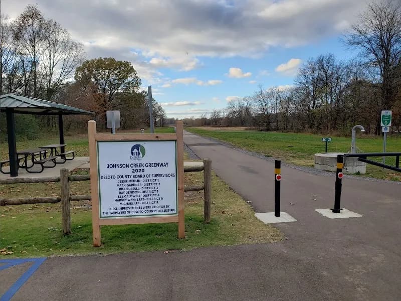 View of Johnson Creek Greenway in Horn Lake, MS