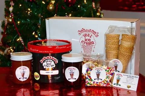 View of Johnson's Real Ice Cream in Dublin, OH