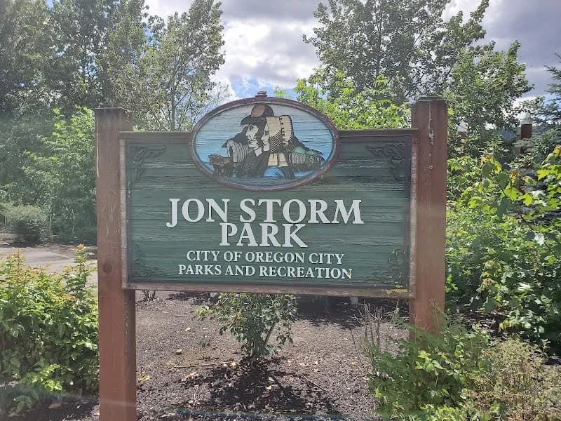 View of Jon Storm Park in Oregon City, OR