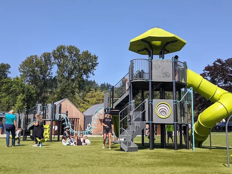 View of Juanita Beach Park in Kirkland, WA