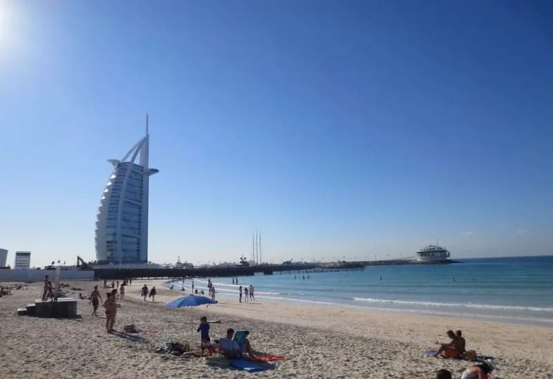 View of Jumeirah Beach Residence (JBR) Splash Pad in Jumeirah, Dubai