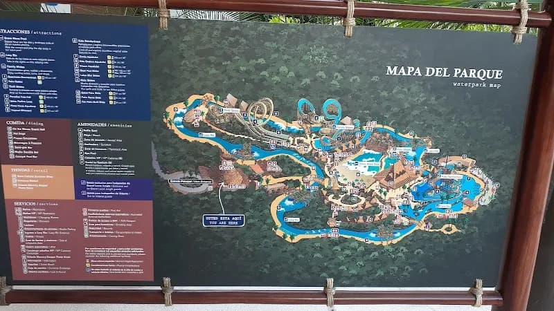 Jungala Aqua Experience water park in Playa del Carmen, QR