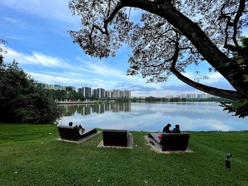View of Jurong Lake Gardens in Jurong, SG