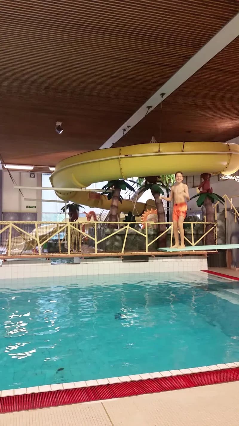 View of Källan Swimming Pool in Huddinge, Stockholm