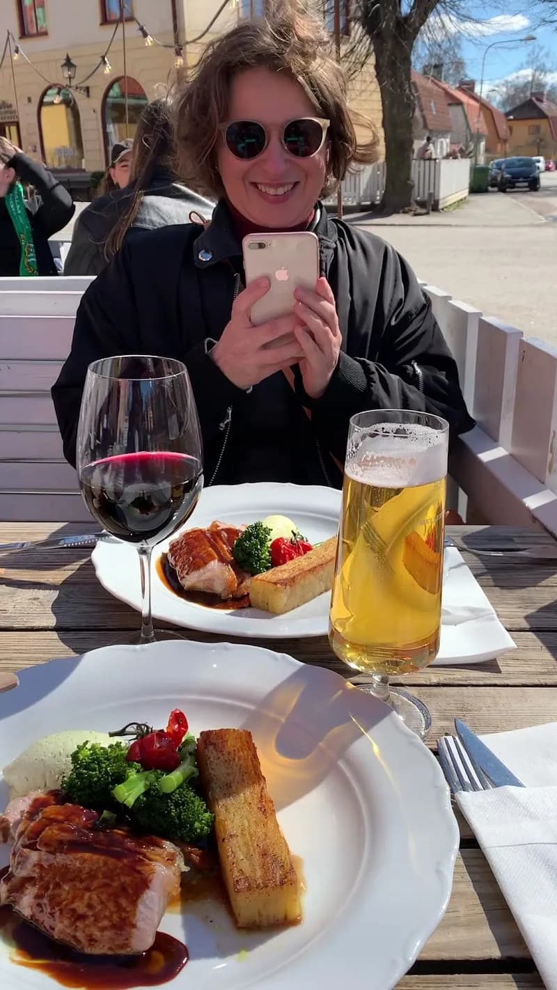 View of Kaffetorget Enskede in Enskede, Stockholm