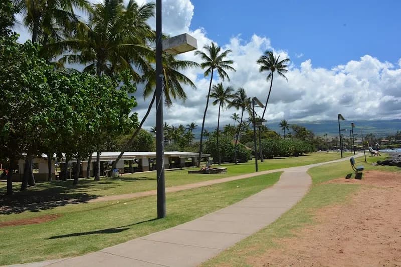View of Kalama Park in Maui, HI