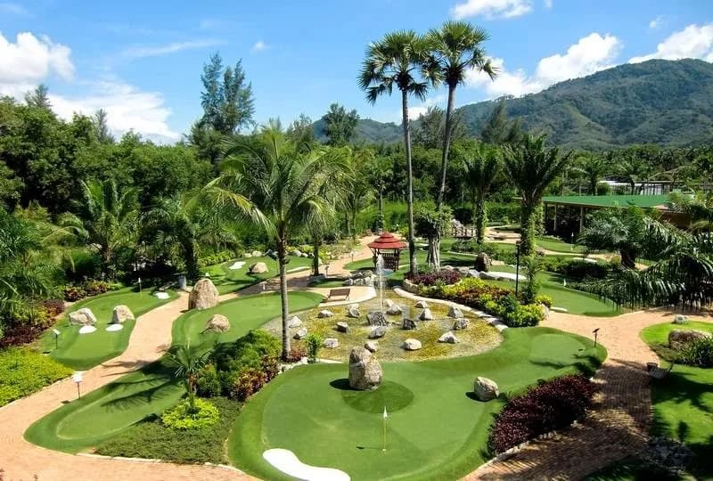 View of Kamala Mini Golf Course in Kamala, Phuket