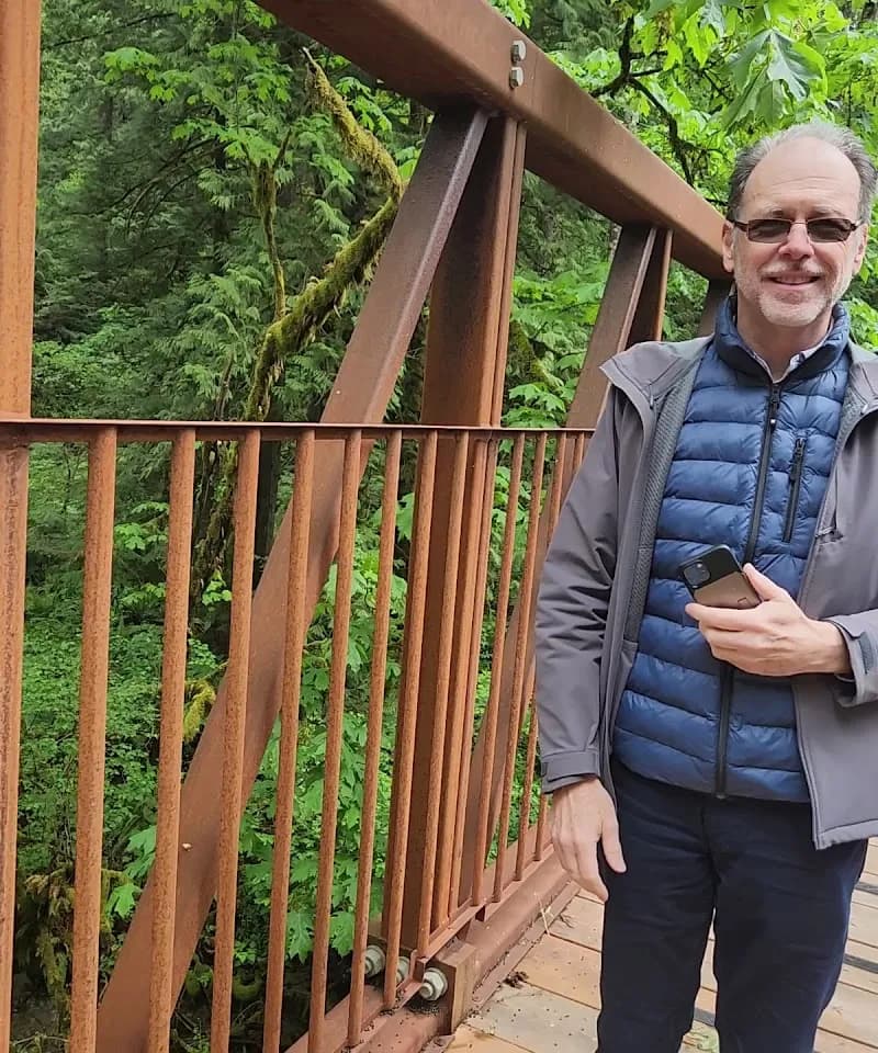 View of Kanaka Creek Regional Park in Maple Ridge, BC