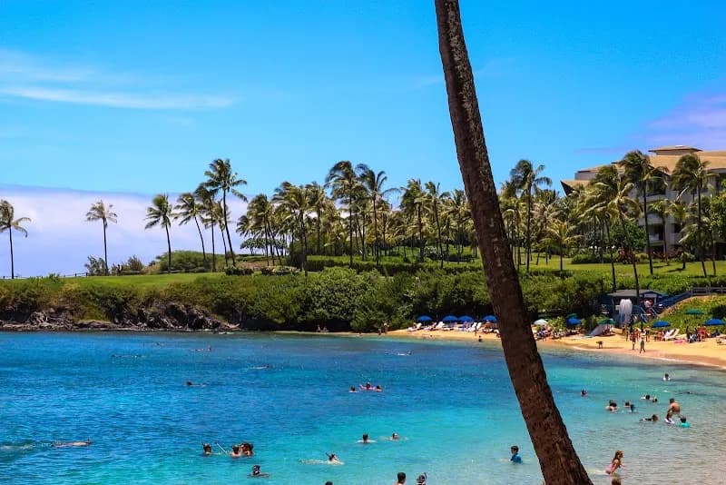 View of Kapalua Bay Beach in Maui, HI