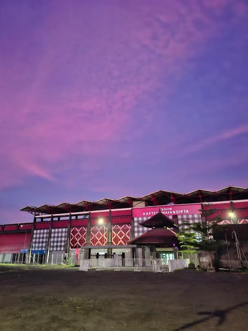 View of Kapten I Wayan Dipta Stadium in Gianyar, Bali