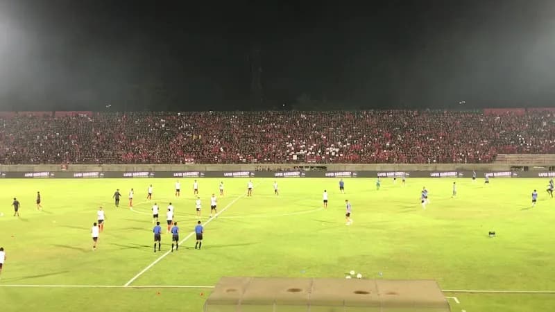 View of Kapten I Wayan Dipta Stadium in Gianyar, Bali