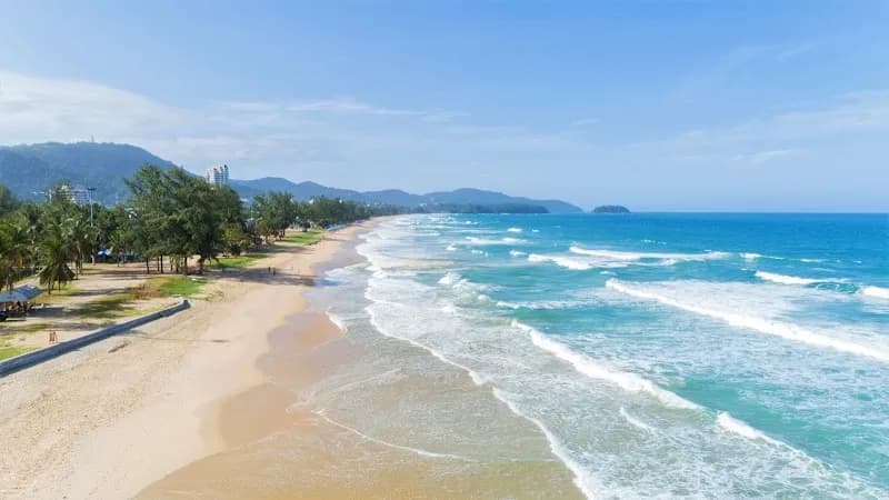 View of Karon Beach in Phuket, PKT