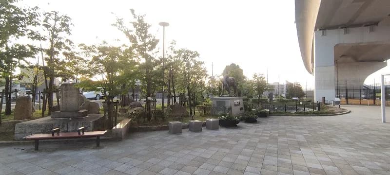 View of Katsura River Wetland Park in Nagaokakyo, KYO