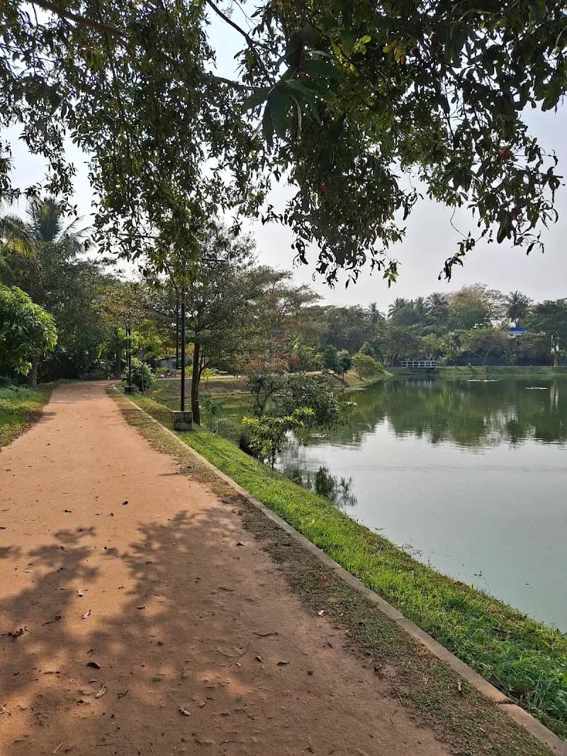 View of Katubedda Walkway, Lake & Parking in Moratuwa, WP
