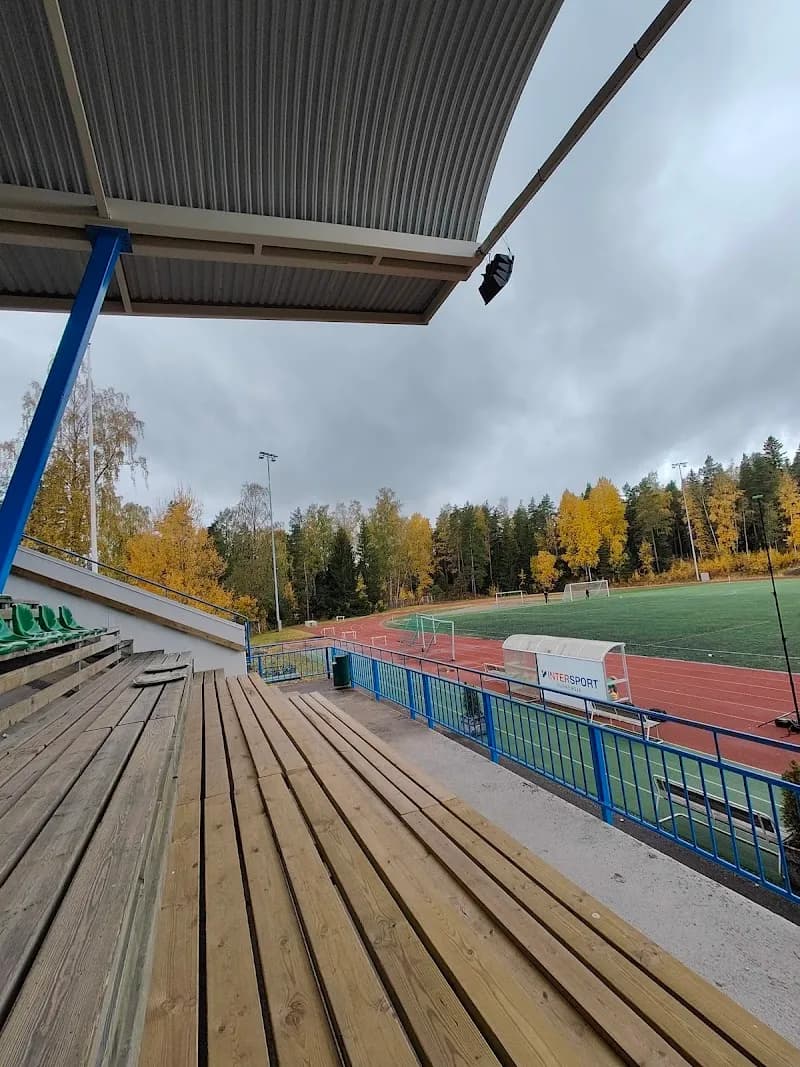 View of Kauniaisten keskuskenttä in Kauniainen, Uusimaa