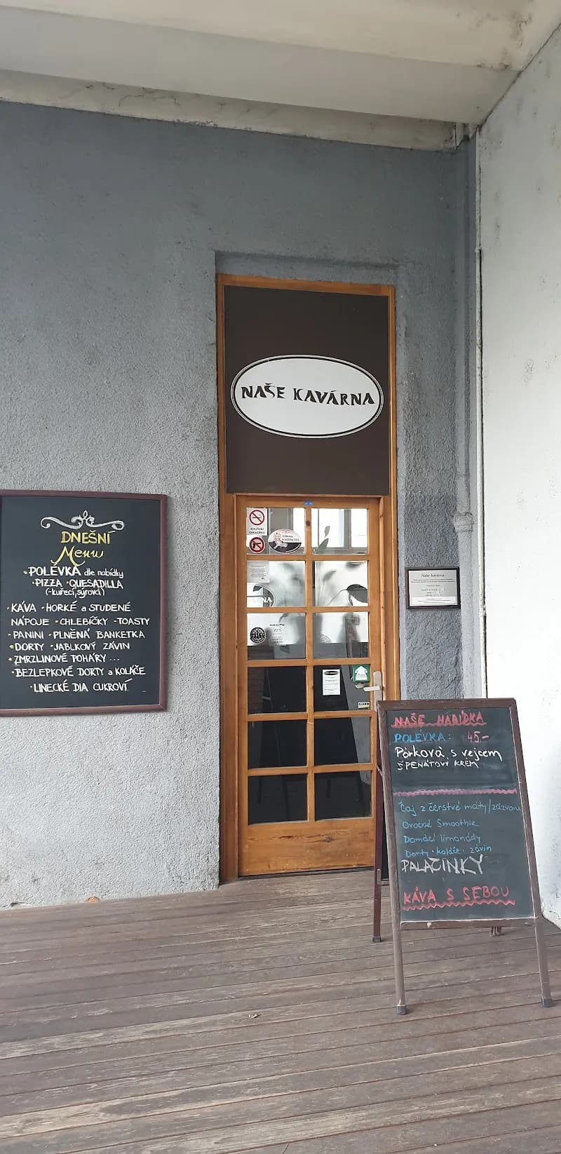 View of Kavárna Krčská in Krč, CZ