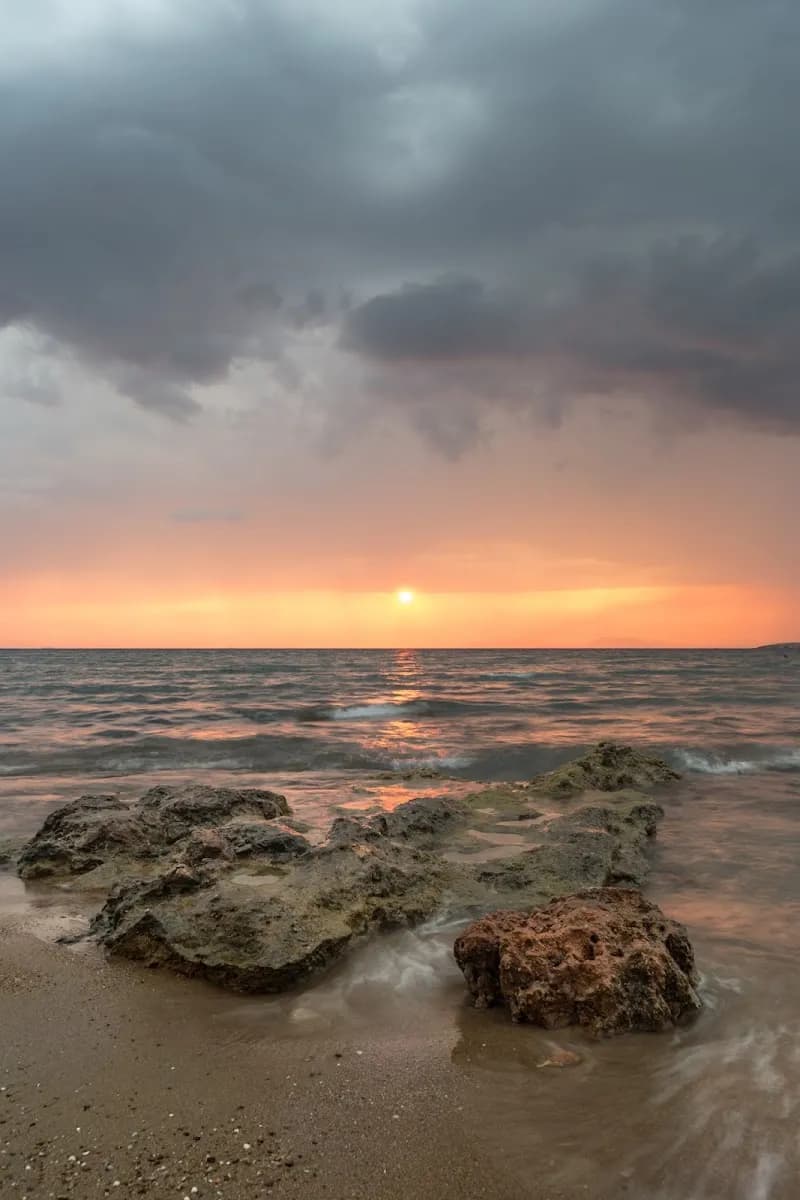 View of Kavura Point in Vouliagmeni, AT