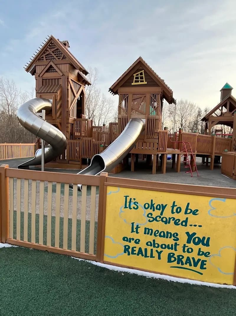 View of Kayla's Playground in Franklin, WI