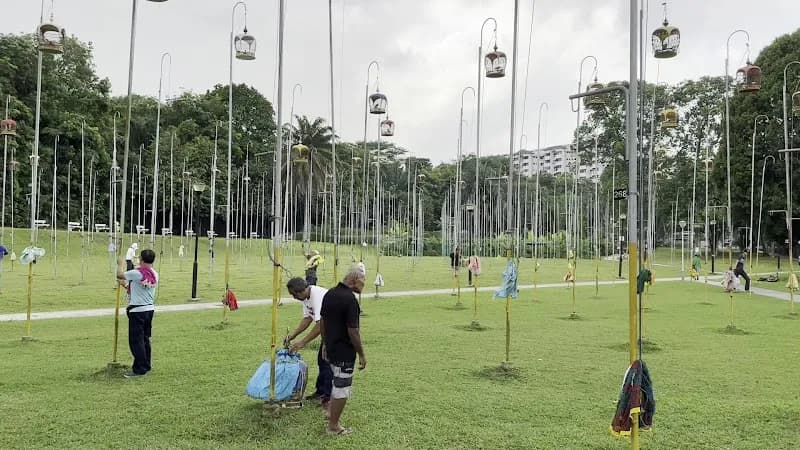 View of Kebun Baru Birdsinging Club in Ang Mo Kio, SG