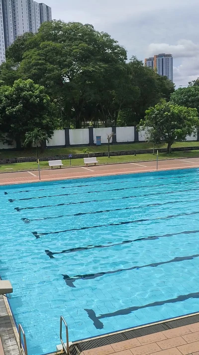 View of Kelana Jaya Municipal Pool in Petaling Jaya, SG