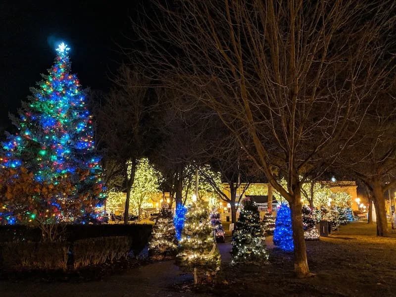 View of Kellogg Park in Plymouth, MI
