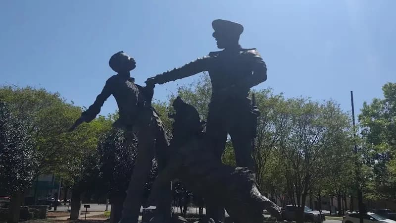 View of Kelly Ingram Park in Birmingham, AL